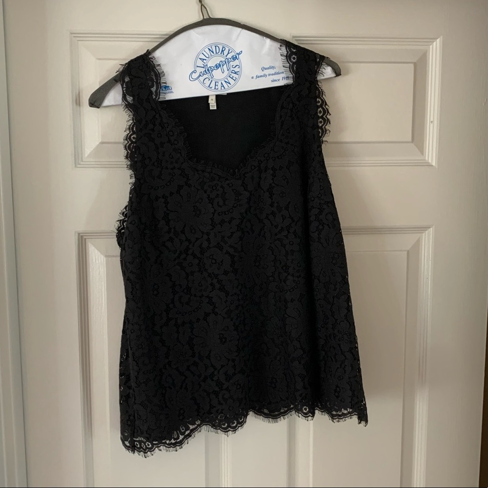 Joie Lace Sleeveless Top